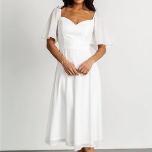 Baltic Born White Midi Dress